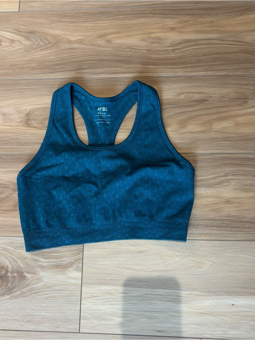 AYBL Deep Teal Racerback Sports Bra